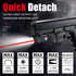 Red/Green Laser Light Combo, 900 Lumen Magnetic Charging Laser Sight with Rechargeable Battery
