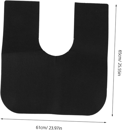 6pcs TIDTALEO U-Shaped Toilet Floor Reusable Soft and Absorbent Potty Training Mats for Bathroom Comfortable Urine