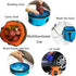 Sunglow Collapsible 5 Gallon Portable Fishing Bucket, Wash Basin Folding Water Container for Fishing and Camping