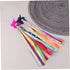 Garneck 1 Pair Colorful Bicycle Handlebar Ribbon Tassel Streamers for Kids Scooter Bike Accessory