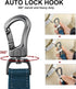 PetiFine 5FT Heavy Duty Dog Leash - Soft Padded Double Handle, Reflective Nylon Walking Lead for Dogs, Blue
