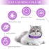 4 Pieces Adjustable Cat Calming Collars with 4 Bells, Reducing Anxiety for Small, Medium, and Large Cats (15 Inches)