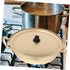Operitacx Korean Ramen Noodle Pot Lid Fast Heating Aluminum Alloy Cookware for Instant Noodles Soups and Stews