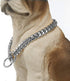 Heavy Duty Pet Collar, Wide 12/15/18mm Silver Dog Chain, Strong Stainless Steel Metal Chain for Shepherd, Labrador,