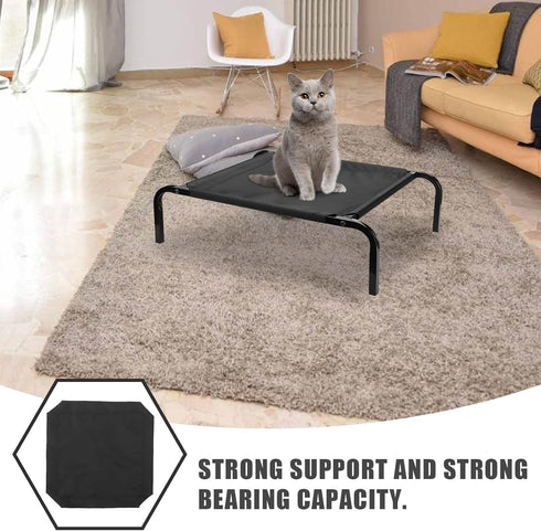 Pet Bed Mesh Dog Sleeping Bed, Comfortable Indoor Hammock Dog Beds, Breathable Elevated Pet Bed for Dogs and Puppies