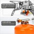 Odoland 3500W Windproof Camping Gas Stove with Windscreen, Fuel Canister Adapter, Piezo Ignition, Portable Carry Case