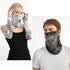 Unisex UV Protection Neck Gaiter and Sun Arm Sleeves Set, Ice Silk Neck Gaiter, Cooling Arm Sleeve, Bandana for Hiking