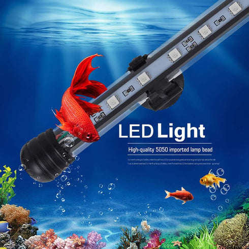 MQ 16 in Submersible LED Aquarium Light, 2.5W Color Changing Light with Remote Control