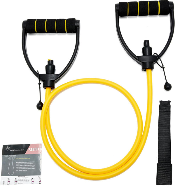 Resistance Bands with Handles, Adjustable Exercise Bands for Resistance Training, Physical Therapy, Home Workouts