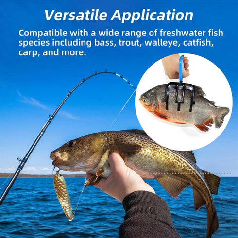 3 Claw Fish Gripper, Metal Fishing Pliers Gripper Catch Fish Control Clamp, Must Have Fishing Pliers Control Tool
