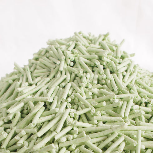 Tofu Cat Litter, Green Tea, 5.5 Lbs, Flushable Clumping, Ultra Absorbent, Low Tracking