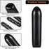 100 Pieces Dog Prong Collar Covers, Vinyl Comfort Rubber Tips, Black (2.5 mm)