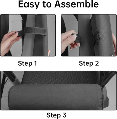 Generic 2 Pcs Office Chair Arm Pads, Wheelchair Desk Computer Chair Armrest Pads for Comfortable Seating for Folding