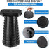 485lbs Collapsible Stool - Lightweight Folding Stool, Capacity, Portable for Adults, Camping, Fishing, Hiking, Outdoor