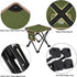 Opliy 2 Pack,Portable Camping Stool Folding Stool for Outdoor Gardening and Beach Hiking Fishing,Foot Stool with Carry
