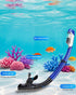 Set, Set Swimming Packages Snorkeling Gear for Adults, Dry Snorkel Mask Scuba Diving Snorkle mask Adult, Panoramic Wide