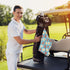 Zhbvncp 16x24 Inch Eggs Bacon Microfiber Golf Towel with Carabiner Clip, Absorbent Waffle Weave Towel for Golf Bags