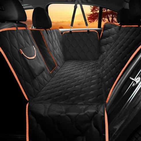 Shodu Waterproof Dog Car Seat Cover for Back Seat,Collapsible Scratchproof Dog Car Seats