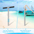GADFISH Boat Anchor, 30.7-inch Stowable Shallow Water Anchor Kit for Dive Beach, Kayak Anchor Trolley