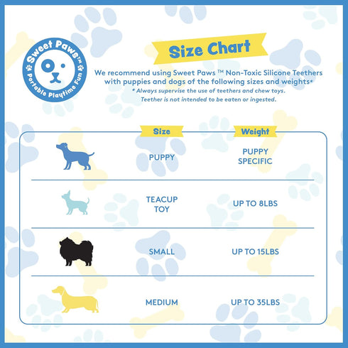 4 Pack, 0-6 Puppy Teething Rings - Bracelet Food Grade Silicone Chew Toys for Small Dogs-Medium Dog, Puppy Nipping