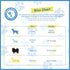 4 Pack, 0-6 Puppy Teething Rings - Bracelet Food Grade Silicone Chew Toys for Small Dogs-Medium Dog, Puppy Nipping