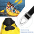 Upgraded Aluminum Kayak Seat Latches with 65 Inches Nylon Webbing Straps, Compatible with Kayak Seat Replacement Kit