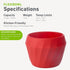 humangear Flexibowl - Convertible Camping Bowl, Packable & Easy to Clean, Ideal for On-the-Go Use