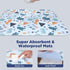 Washable Pee Pads for Dogs | 2 Pack Large 36"x41" | Super Absorbent, 100% Waterproof, Non-Slip Whelping Pads