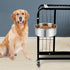 Stainless Steel Dog Bowl, Hanging Food Water Bowl for Dogs, Cats, Rabbits, Birds, Small Animals (X-Large, 2pcs)