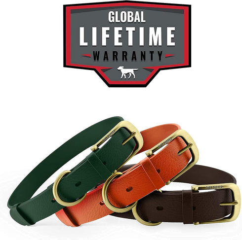 Tuff Pupper Classic Heavy Duty Dog Collar, 10x Stronger Than Leather, Waterproof & Odor Proof, Small (12-15" Neck)