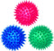 PetSport 2.8" Gorilla Spiky Ball Floating Dog Toy (3 Pack) - Vanilla Scented TPR Rubber, Ultra Light & Durable