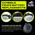 Dog Collar Batteries - Replacement for Invisible Fence Collar Batteries R21, R22, R51 (4-Pack)
