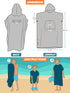 SUN CUBE Surf Poncho Changing Robe with Hood | Absorbent Quick Dry Microfiber Wetsuit Changing Towel with Pocket