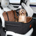30lbs,Ultra Bottom,2 WOOAIDAGG Dog Car Seat for Small Dogs Under Soft Fabric & Memory Foam Pet Travel Car Bed,Washable