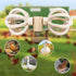 BingegePet Chicken Coop Accessories, Wooden Chicken Feeding Rotating Toys, Chicken Feeders, Enrichment Toys for Hens