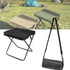 XHymitron Portable Folding Camping Stool with Shoulder Strap, Suitable for Hiking, Fishing, picnics