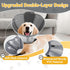 Vithael Upgraded Dog Cone Collar for Large Medium Dogs, Soft Dog Cone with Double-Layer Design, Adjustable Pet Recovery