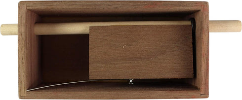 THE GRIND Pusher Easy Button Friction Call, Walnut Push Button Turkey Call
