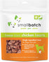 smallbatch Pets Premium Freeze-Dried Chicken Heart Treats for Dogs and Cats, 3.5 oz, Made in The USA