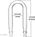 Pollen Glass CO2 Diffuser for Aquarium Planted Tank, 3/4" for Below 20 US Gallons