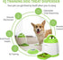 PETGEEK Automatic Dog Treat Dispenser with Button - Puzzle Memory Training Feeder, Pet Geek Button Treat Food