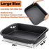 3 Pack 23" Tlence Low Entry Cat Litter Box, Open Top Pet Litter Pan for Kitten, Extra Large Senior Cat Travel Toilet