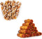 MON2SUN 5-7 Inch Triple Flavor Jerky Twist Sticks 15 Count & 3