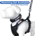 Pawtitas Reflective Dog Harness, Padded and Comfortable Control for Walks or Runs, XS, Black