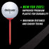 GoSports 3.25” Widemouth Plastic Golf Tees, 60 Tee Player’s Pack for Max Distance and Easier Teeing