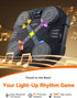 2 3 4 5 6 7 8 Music Boxing Machine for Kids, Year Old Boy Birthday Gift, Wall Mounted Punching Target with LED Lights