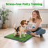 20''x25'': Portable Dog Grass Pad with Tray Dog Litter Box with Artificial Grass Patch Bathroom Mat & Washable Pee Pad