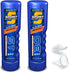 GoPong Sport Bottle Sunscreen Flask, 2 Pack, 16 oz Total, Hidden Alcohol Travel Flasks