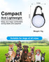 Dog Lights for Night Walking, 2 Pack Rechargeable Clip On Safety Light for Nighttime, IP68 Waterproof (Black)