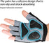 Generic Workout Gloves for Men Women, Fingerless Weight Lifting Gloves with Genuine Suede Palm, Full Palm Protection